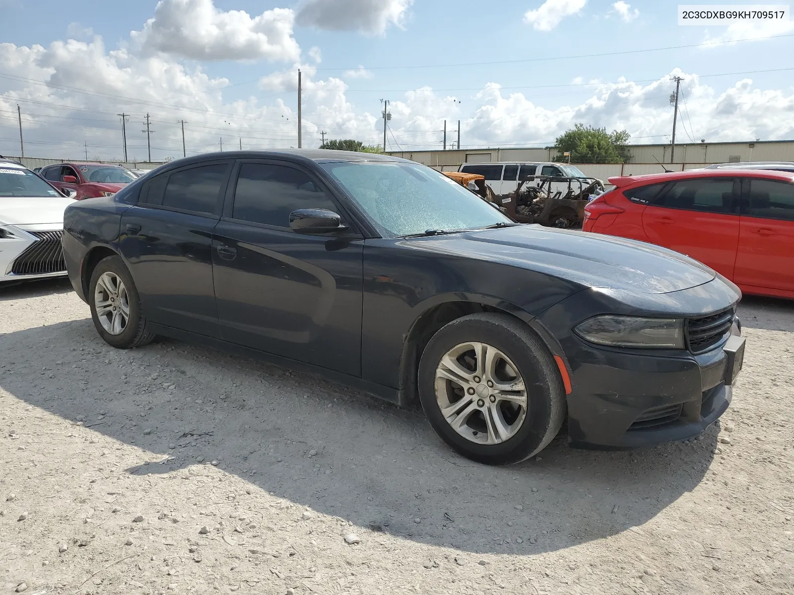 2019 Dodge Charger Sxt VIN: 2C3CDXBG9KH709517 Lot: 62234924