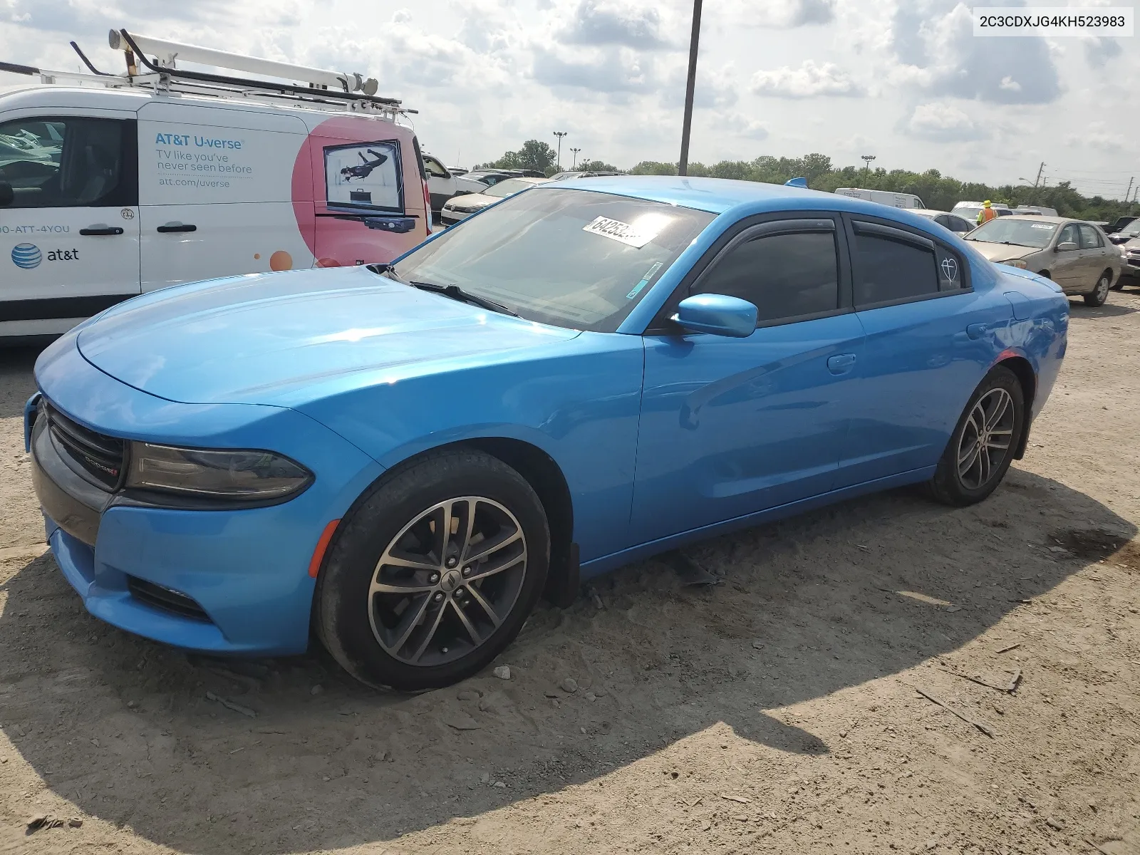 2019 Dodge Charger Sxt VIN: 2C3CDXJG4KH523983 Lot: 64253254