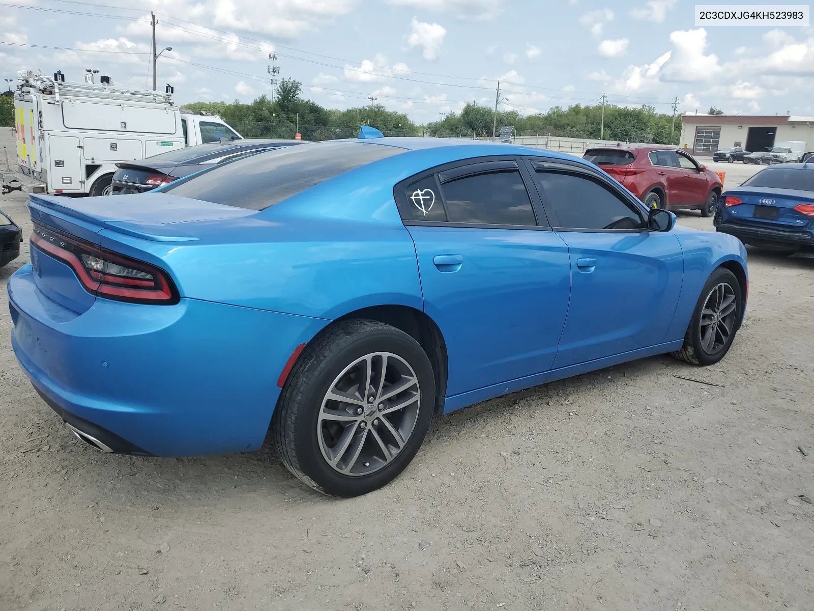 2019 Dodge Charger Sxt VIN: 2C3CDXJG4KH523983 Lot: 64253254