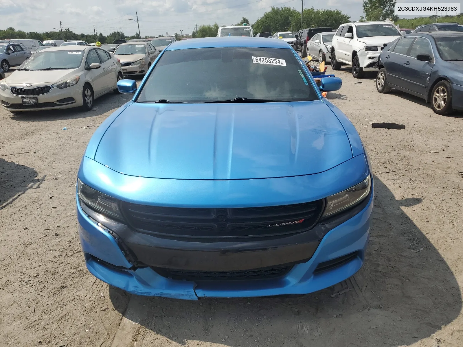 2019 Dodge Charger Sxt VIN: 2C3CDXJG4KH523983 Lot: 64253254