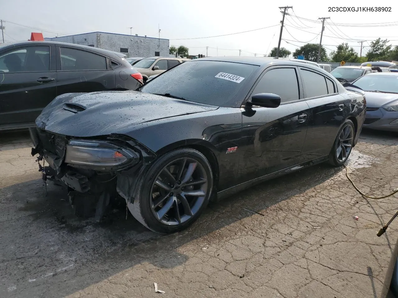 2019 Dodge Charger Scat Pack VIN: 2C3CDXGJ1KH638902 Lot: 64414324