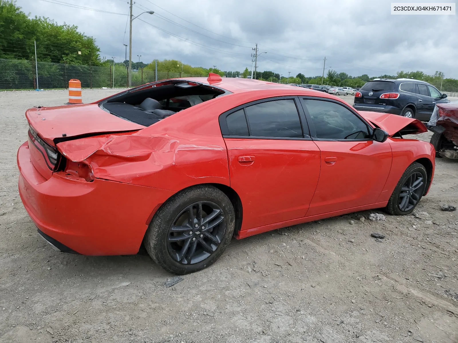 2019 Dodge Charger Sxt VIN: 2C3CDXJG4KH671471 Lot: 64777024