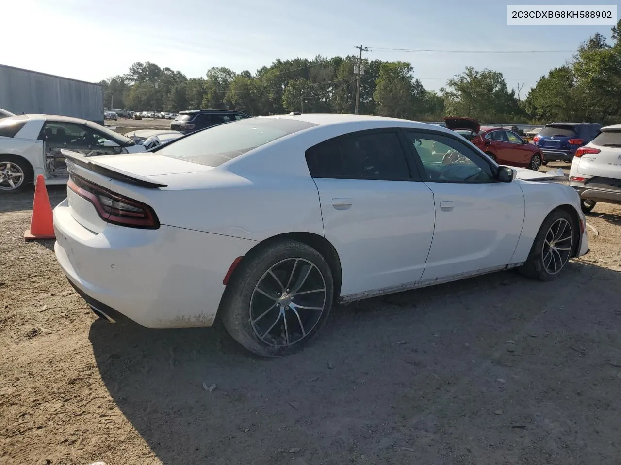 2019 Dodge Charger Sxt VIN: 2C3CDXBG8KH588902 Lot: 65249414