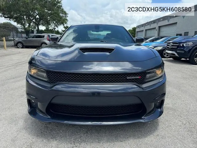 2C3CDXHG5KH608580 2019 Dodge Charger Gt