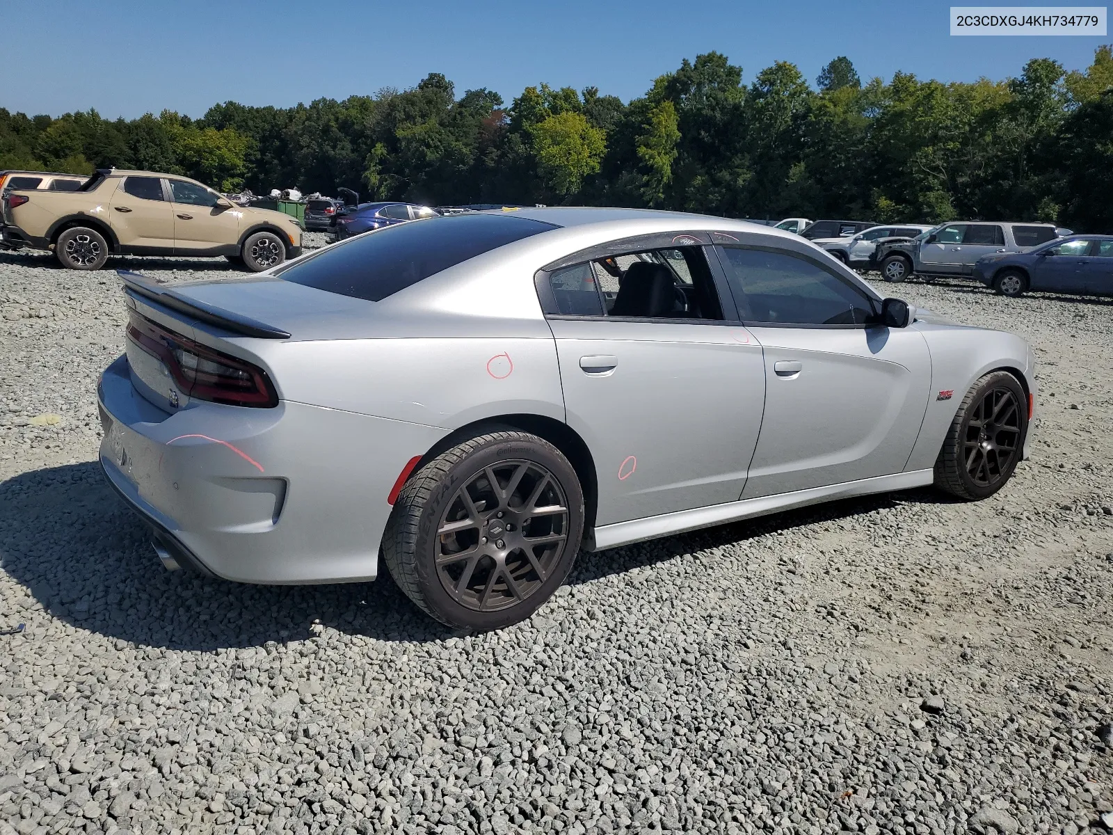 2019 Dodge Charger Scat Pack VIN: 2C3CDXGJ4KH734779 Lot: 66478724