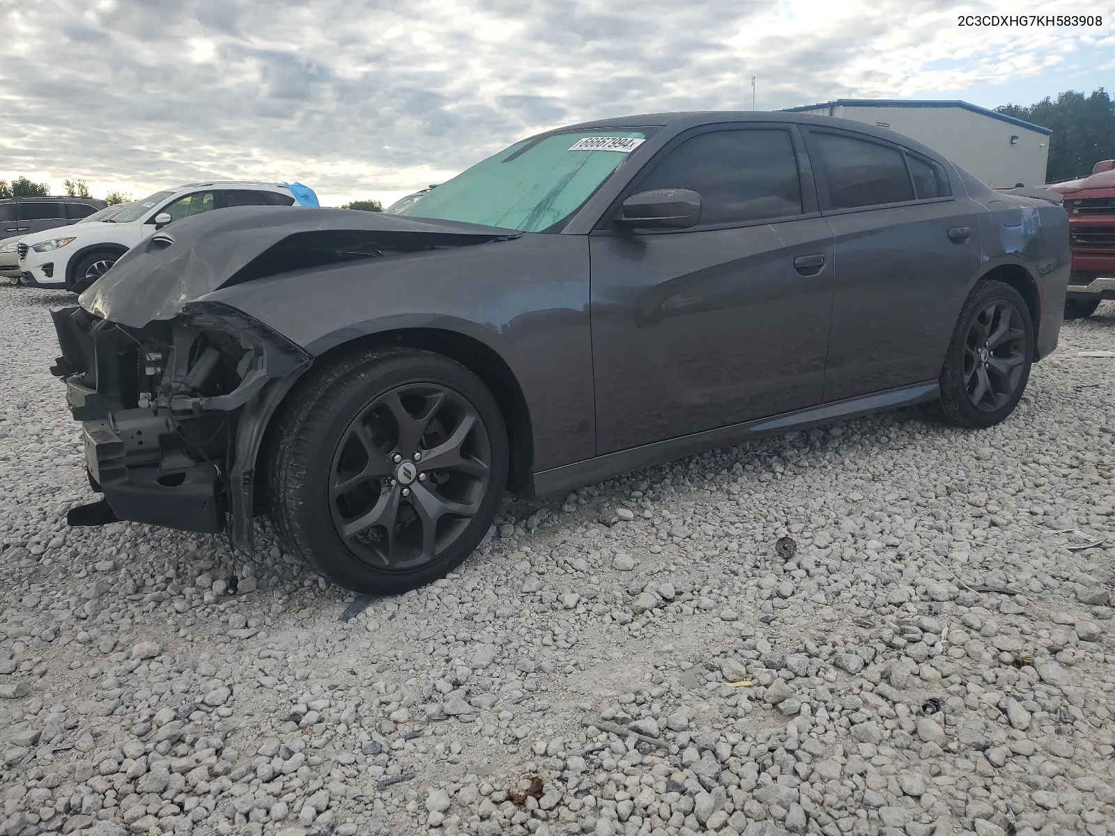 2C3CDXHG7KH583908 2019 Dodge Charger Gt