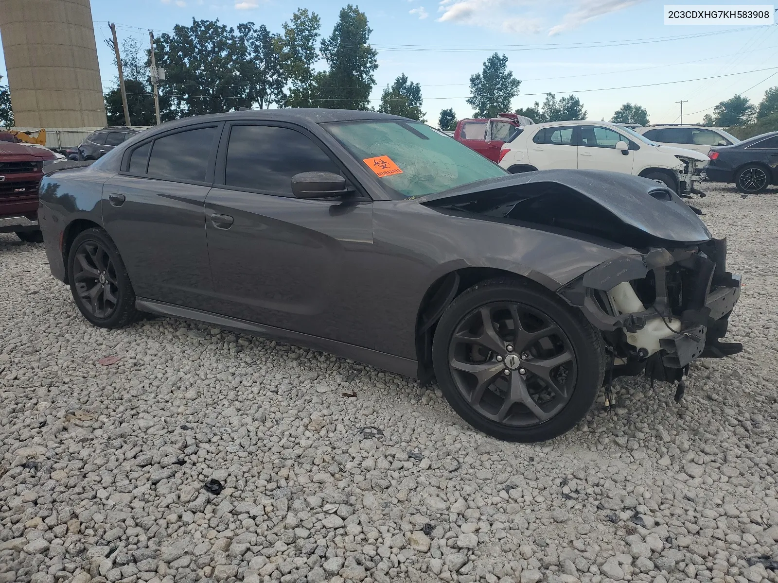 2019 Dodge Charger Gt VIN: 2C3CDXHG7KH583908 Lot: 66667994