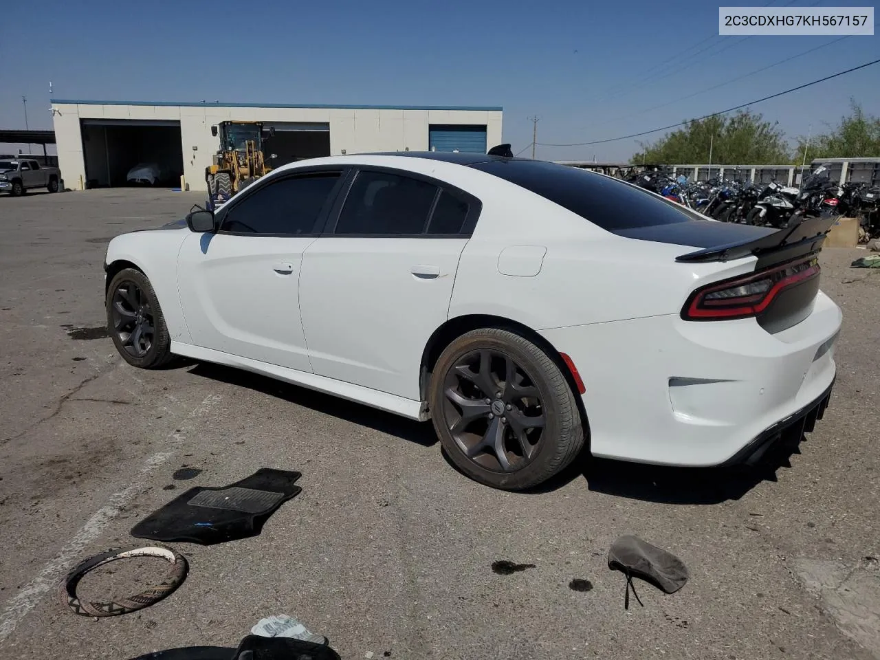 2C3CDXHG7KH567157 2019 Dodge Charger Gt