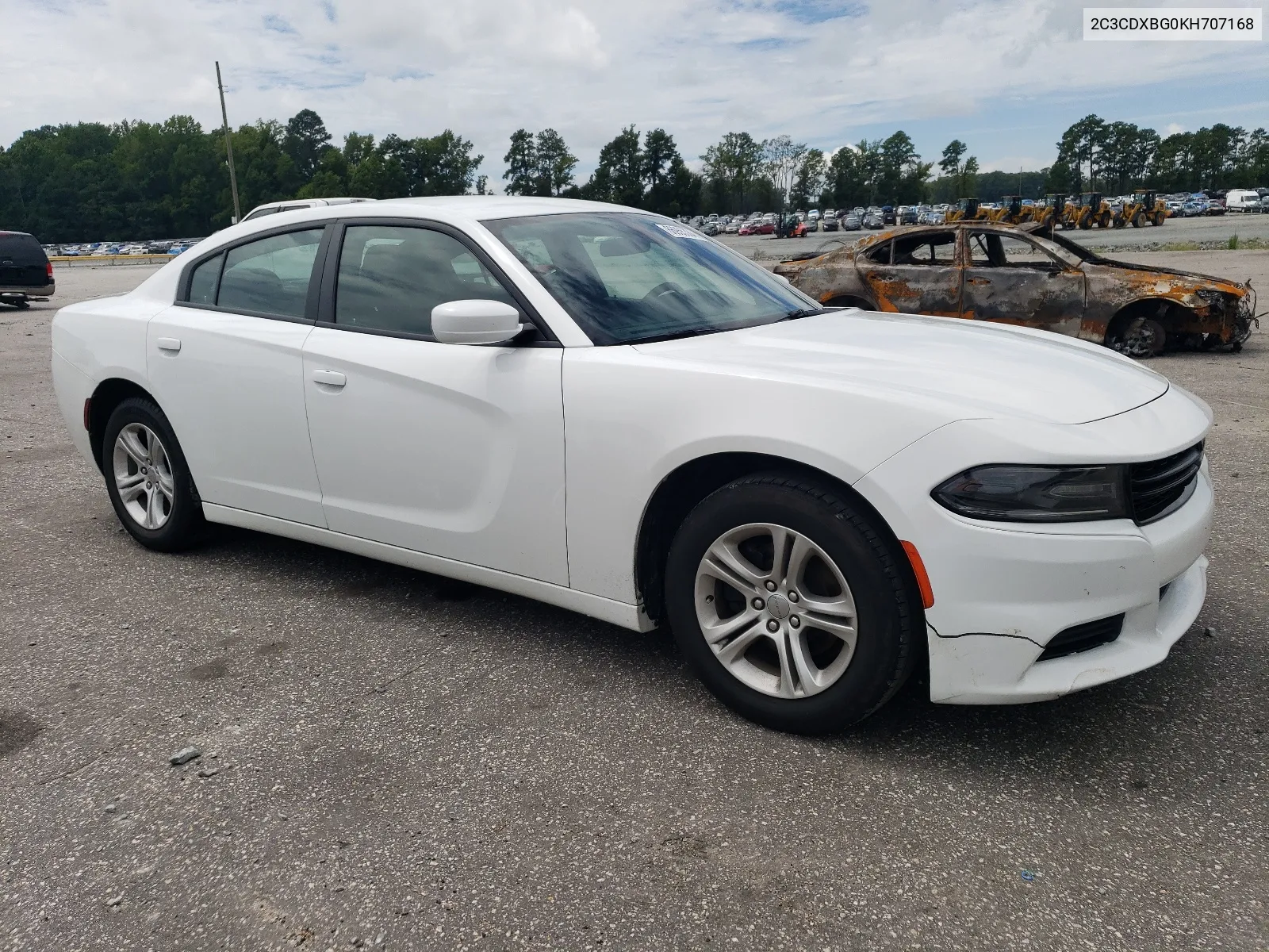 2019 Dodge Charger Sxt VIN: 2C3CDXBG0KH707168 Lot: 66955384