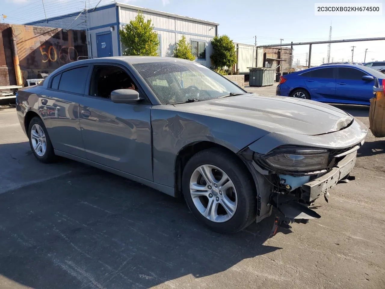 2019 Dodge Charger Sxt VIN: 2C3CDXBG2KH674500 Lot: 67171573