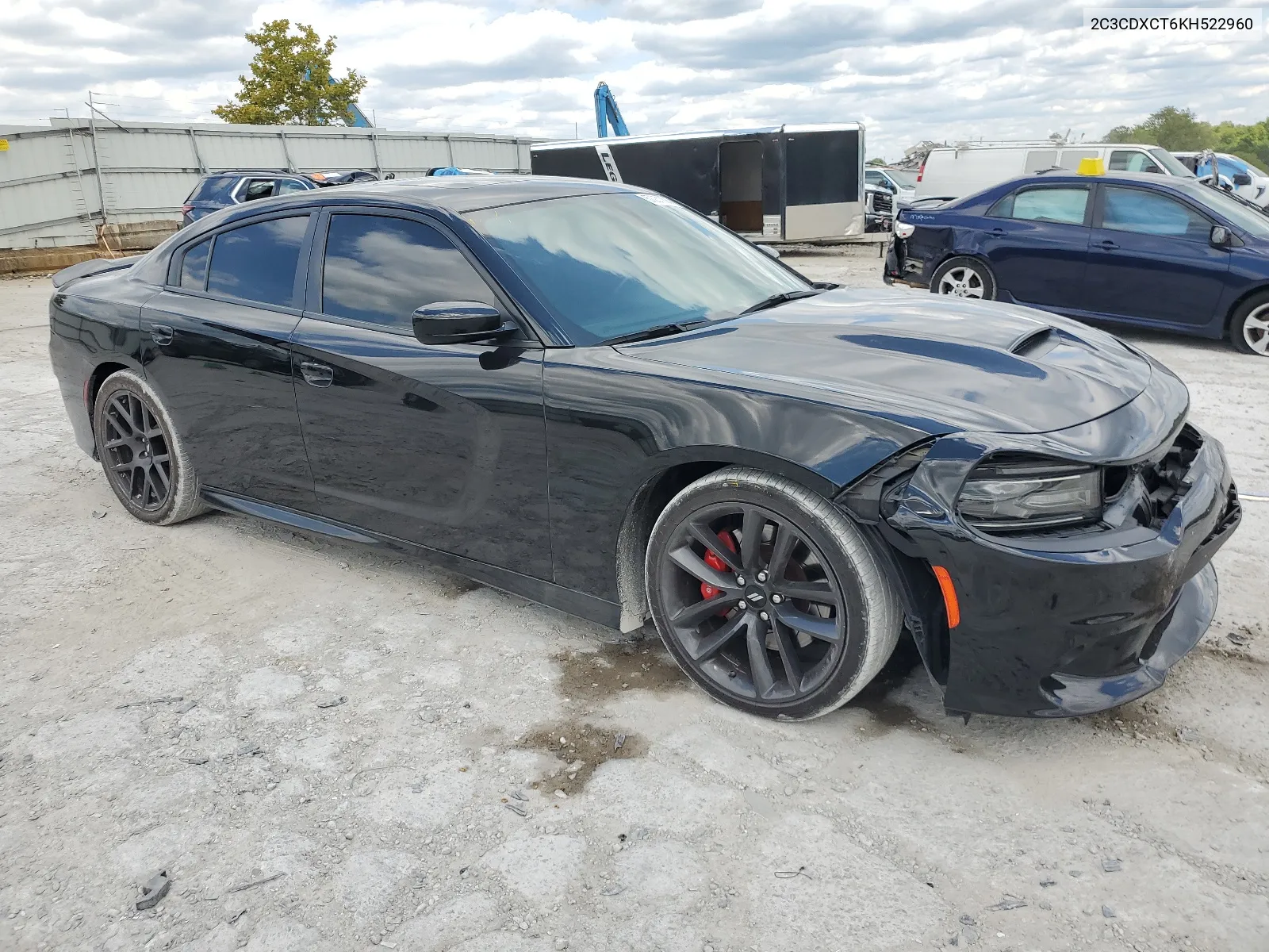 2019 Dodge Charger R/T VIN: 2C3CDXCT6KH522960 Lot: 67251294