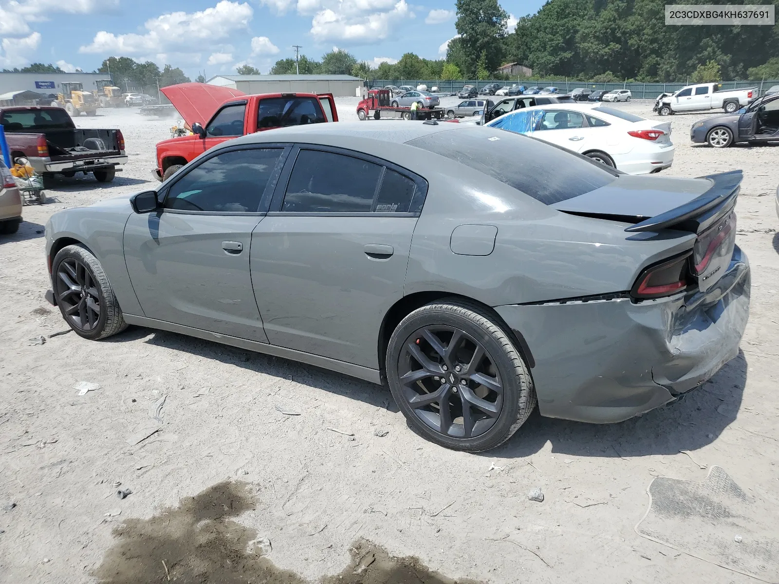 2C3CDXBG4KH637691 2019 Dodge Charger Sxt