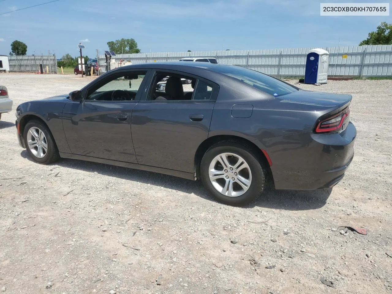 2019 Dodge Charger Sxt VIN: 2C3CDXBG0KH707655 Lot: 67325954