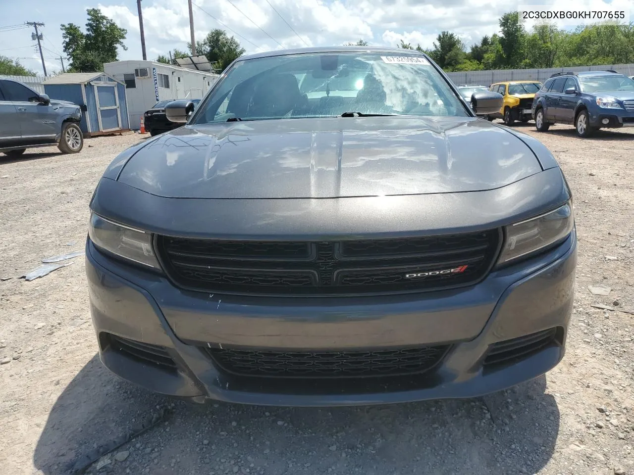 2019 Dodge Charger Sxt VIN: 2C3CDXBG0KH707655 Lot: 67325954