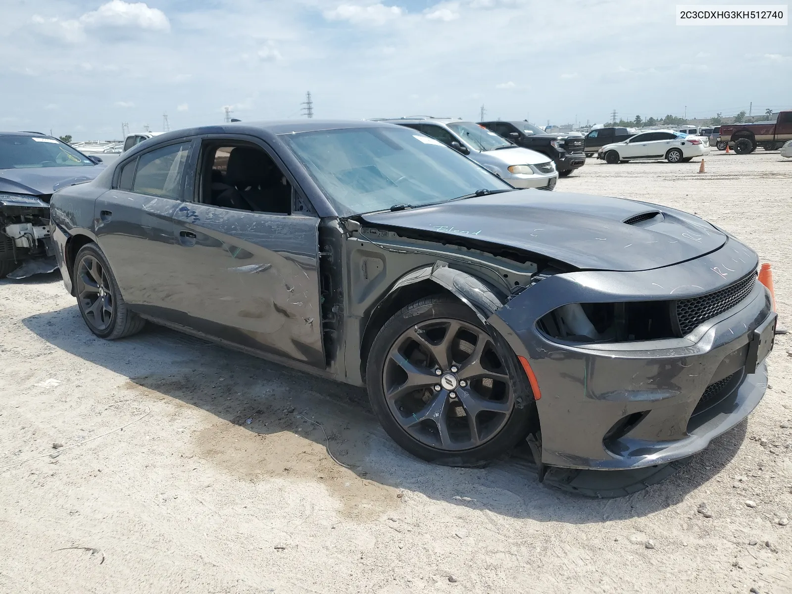 2C3CDXHG3KH512740 2019 Dodge Charger Gt