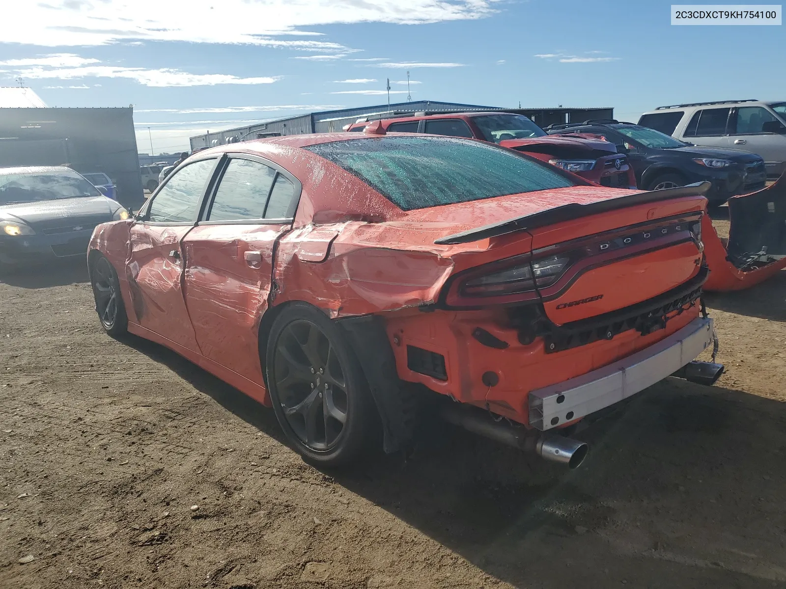 2019 Dodge Charger R/T VIN: 2C3CDXCT9KH754100 Lot: 67525364