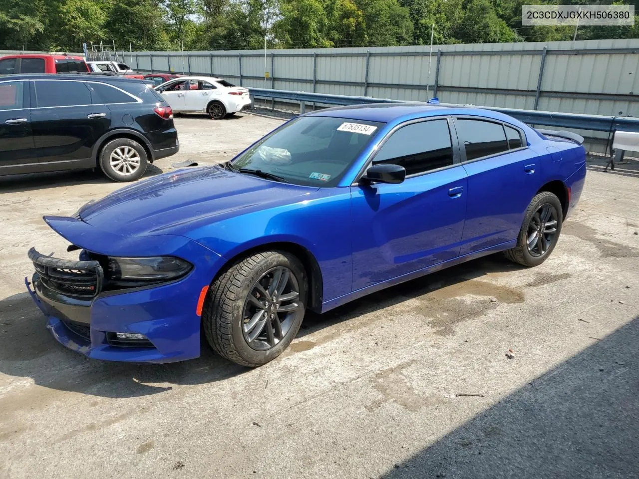 2019 Dodge Charger Sxt VIN: 2C3CDXJGXKH506380 Lot: 67635134