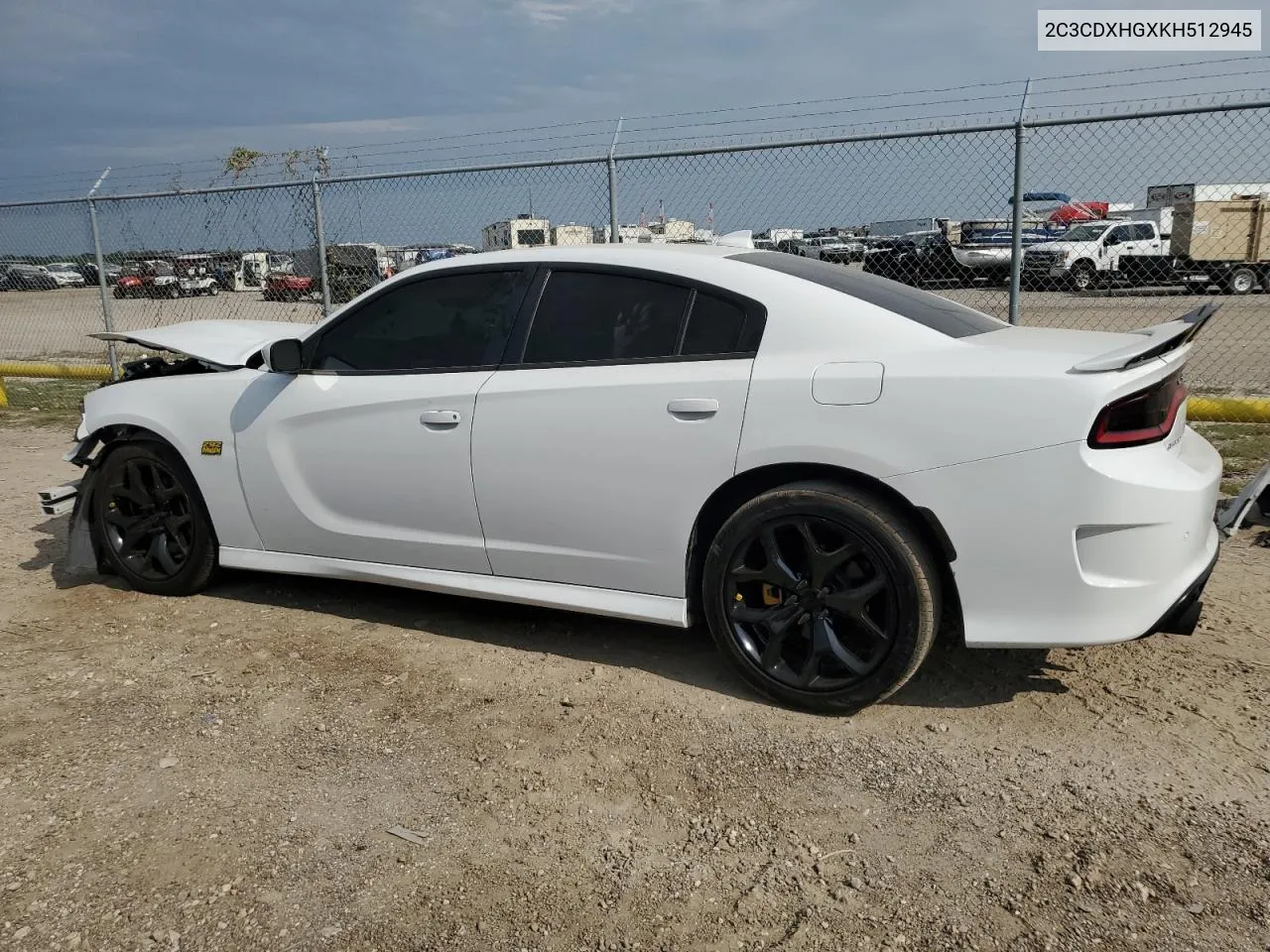 2019 Dodge Charger Gt VIN: 2C3CDXHGXKH512945 Lot: 68144474