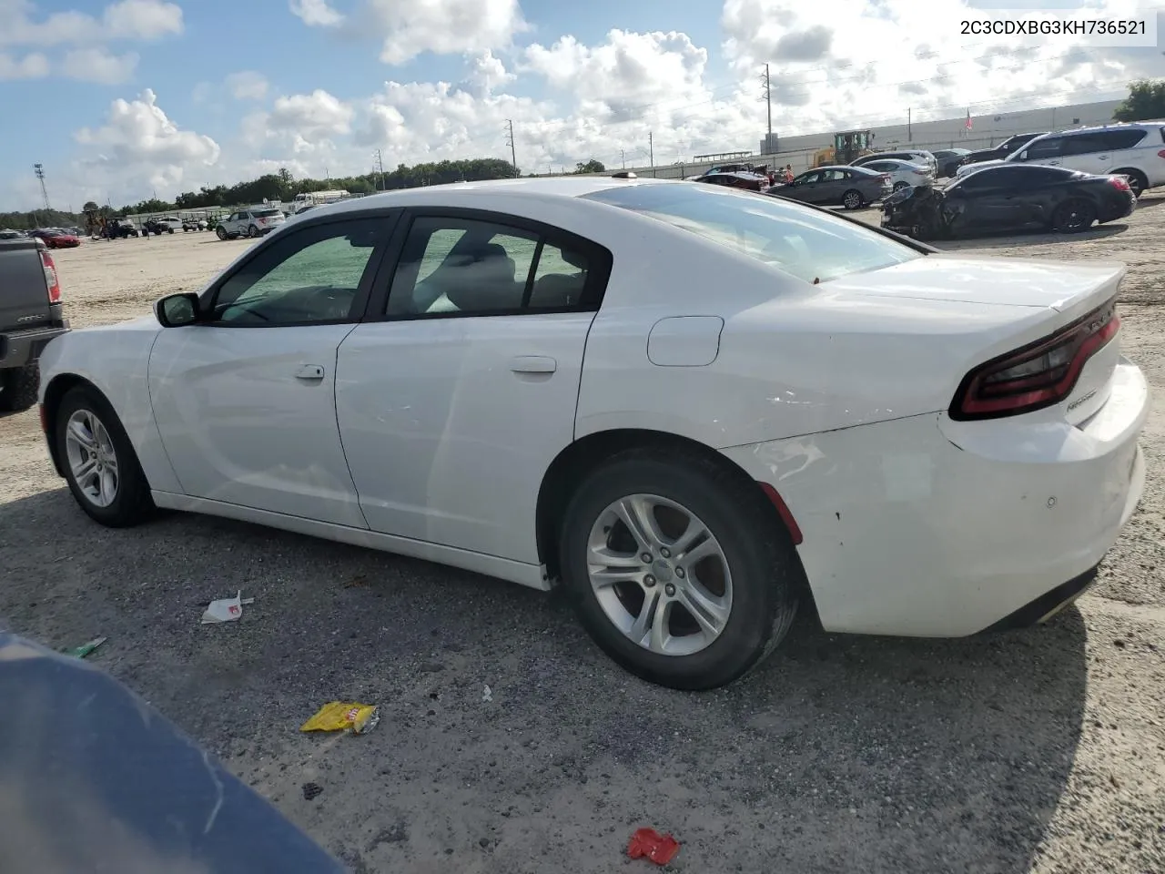 2019 Dodge Charger Sxt VIN: 2C3CDXBG3KH736521 Lot: 68436594