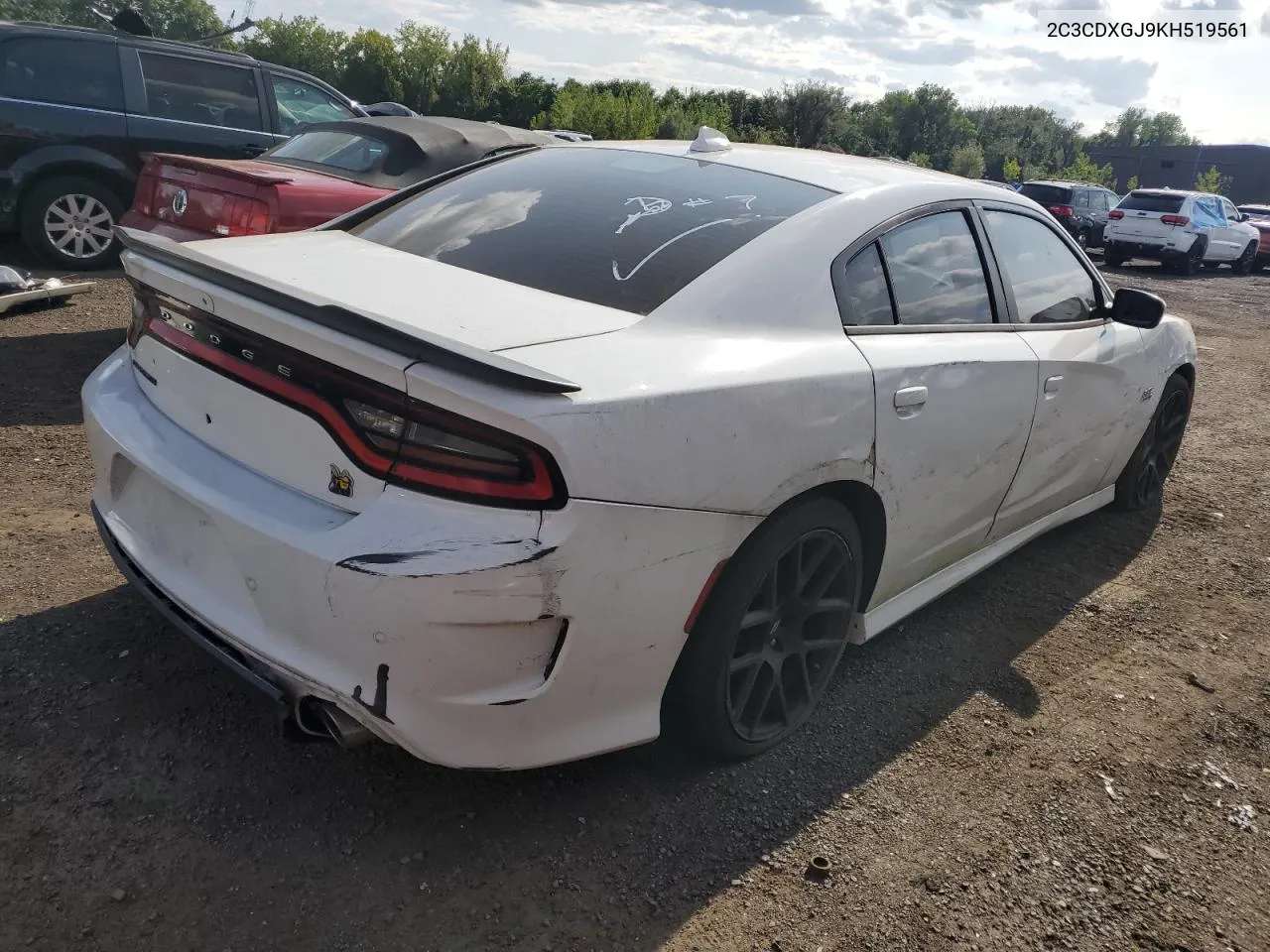 2019 Dodge Charger Scat Pack VIN: 2C3CDXGJ9KH519561 Lot: 68709934