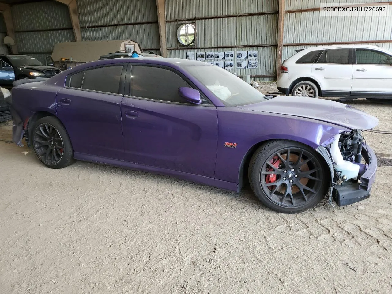 2019 Dodge Charger Scat Pack VIN: 2C3CDXGJ7KH726692 Lot: 68761014