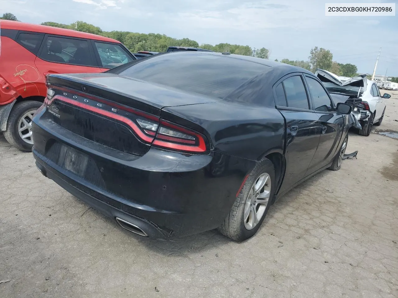 2019 Dodge Charger Sxt VIN: 2C3CDXBG0KH720986 Lot: 69109324