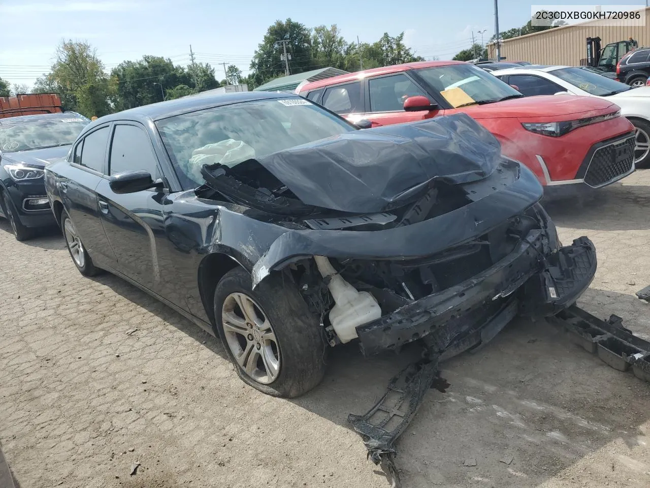 2019 Dodge Charger Sxt VIN: 2C3CDXBG0KH720986 Lot: 69109324