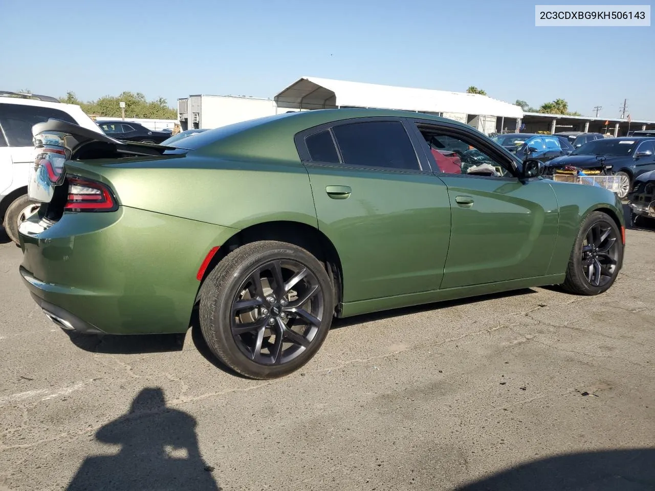 2019 Dodge Charger Sxt VIN: 2C3CDXBG9KH506143 Lot: 69116074