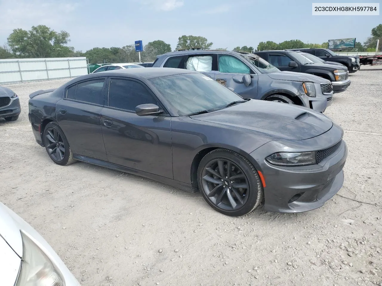 2019 Dodge Charger Gt VIN: 2C3CDXHG8KH597784 Lot: 69144604