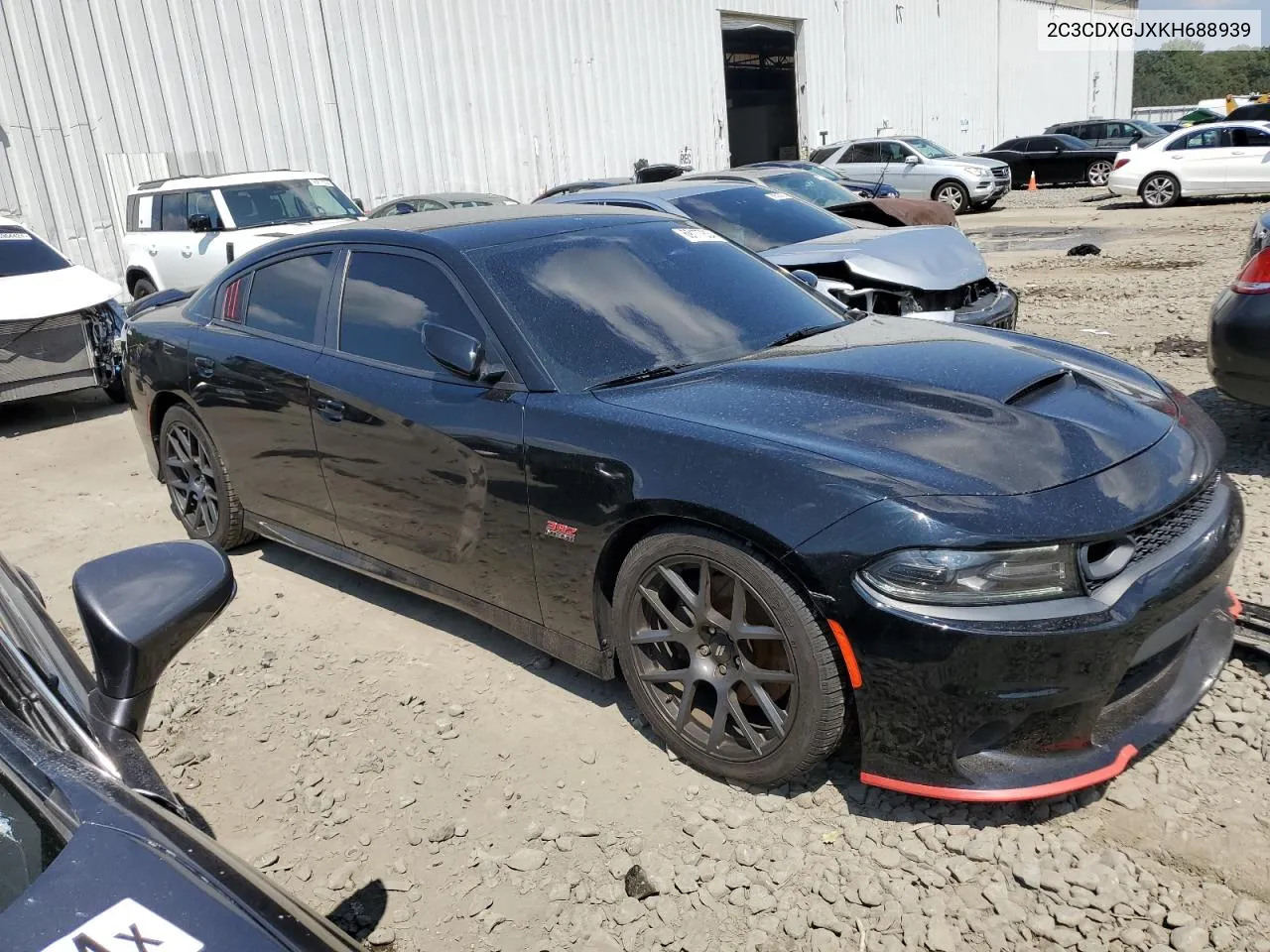 2019 Dodge Charger Scat Pack VIN: 2C3CDXGJXKH688939 Lot: 69177634