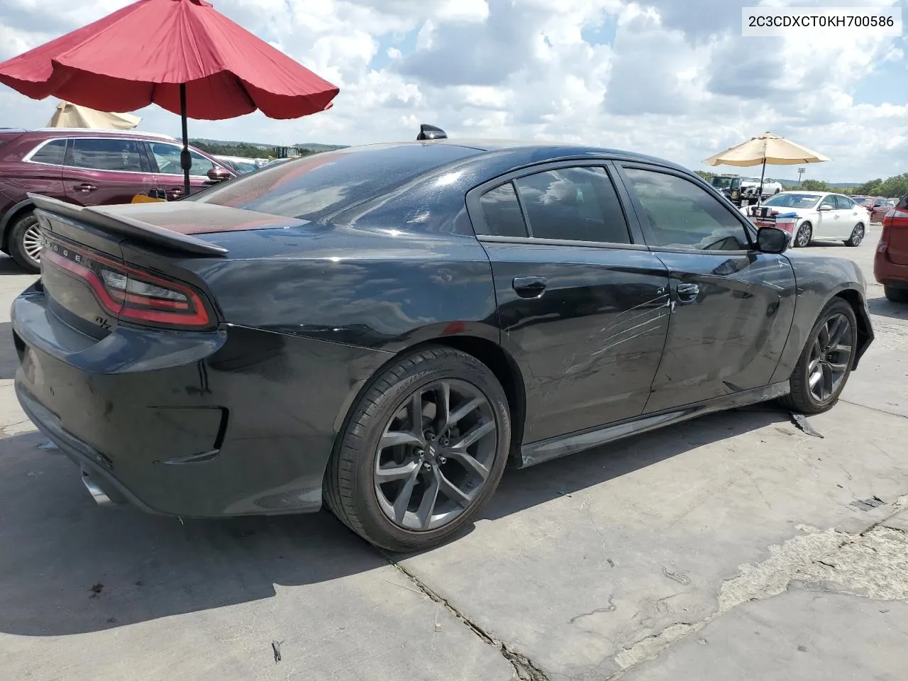 2019 Dodge Charger R/T VIN: 2C3CDXCT0KH700586 Lot: 69444724