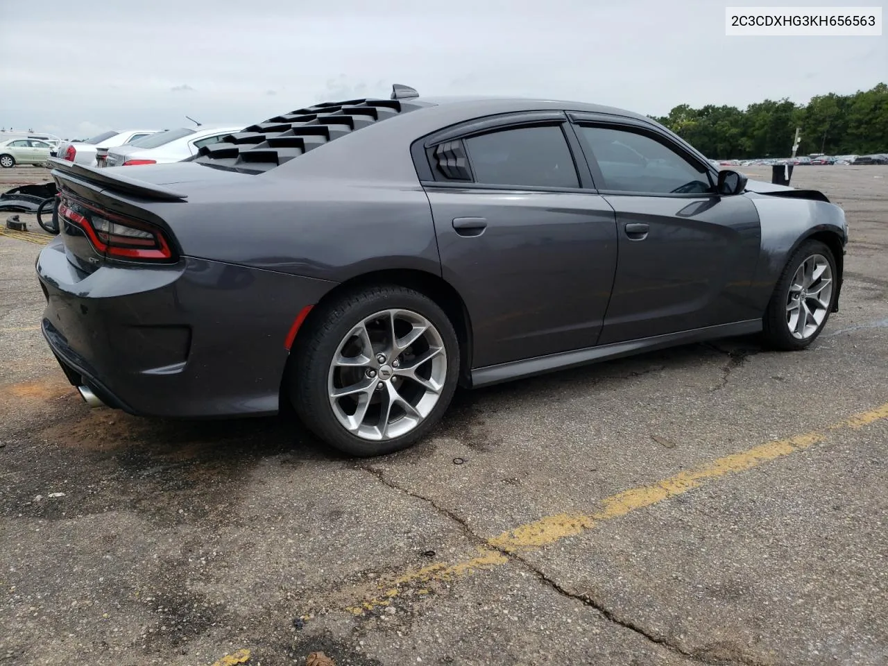 2C3CDXHG3KH656563 2019 Dodge Charger Gt