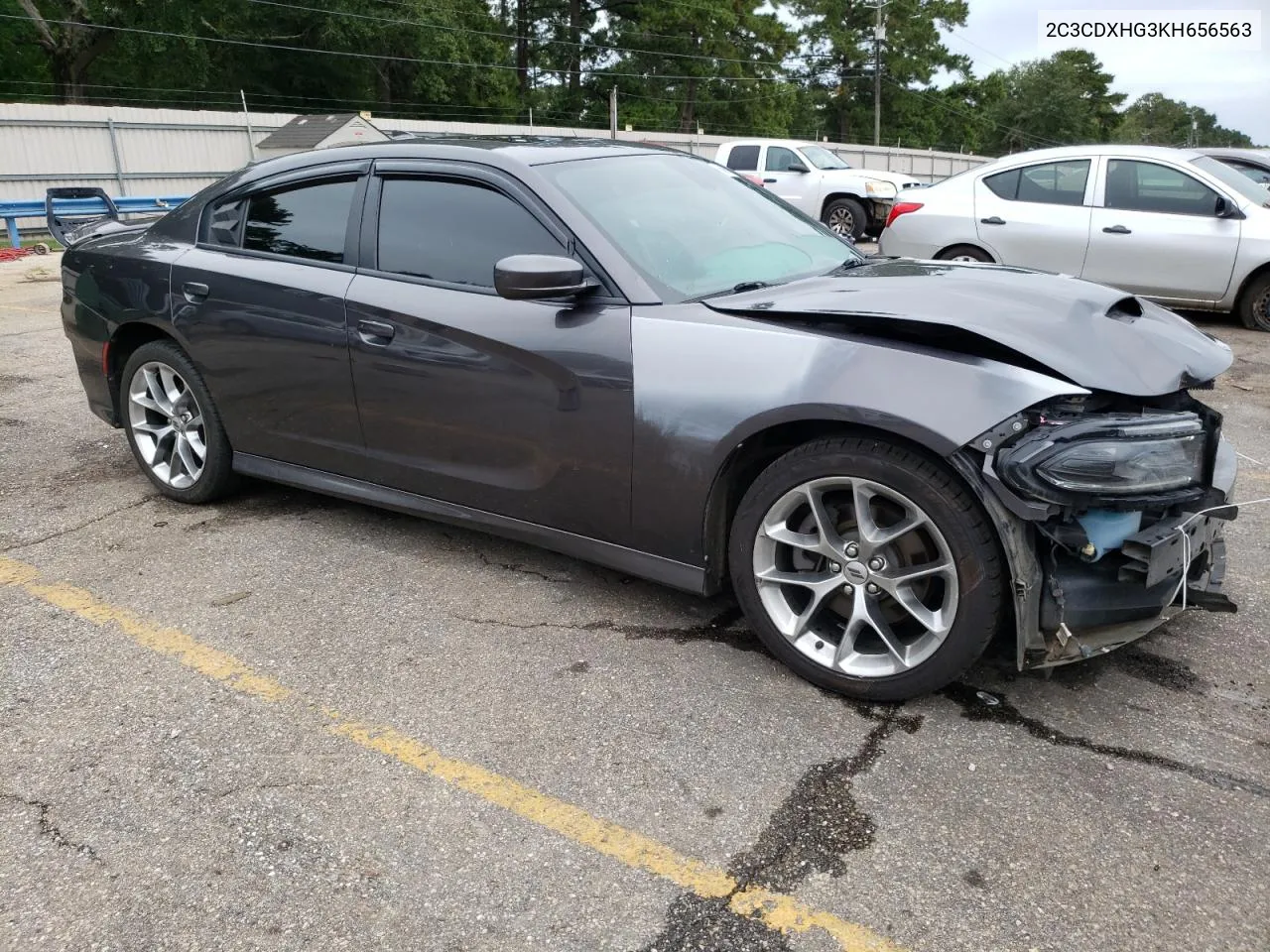 2019 Dodge Charger Gt VIN: 2C3CDXHG3KH656563 Lot: 69493724