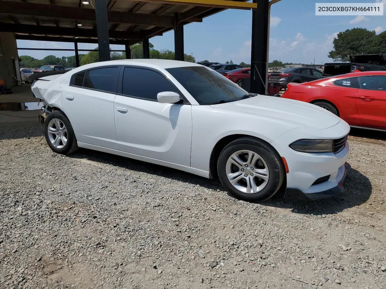 2C3CDXBG7KH664111 2019 Dodge Charger Sxt