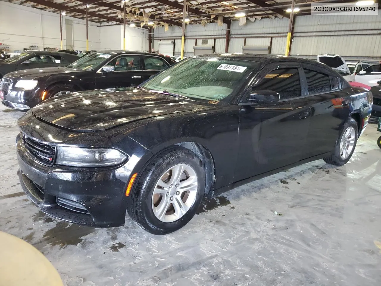 2019 Dodge Charger Sxt VIN: 2C3CDXBG8KH695240 Lot: 69697184