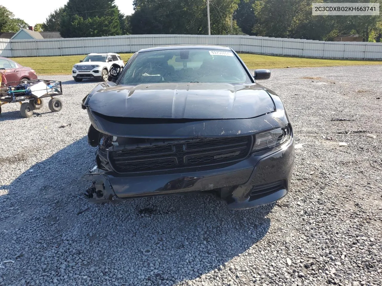 2C3CDXBG2KH663741 2019 Dodge Charger Sxt