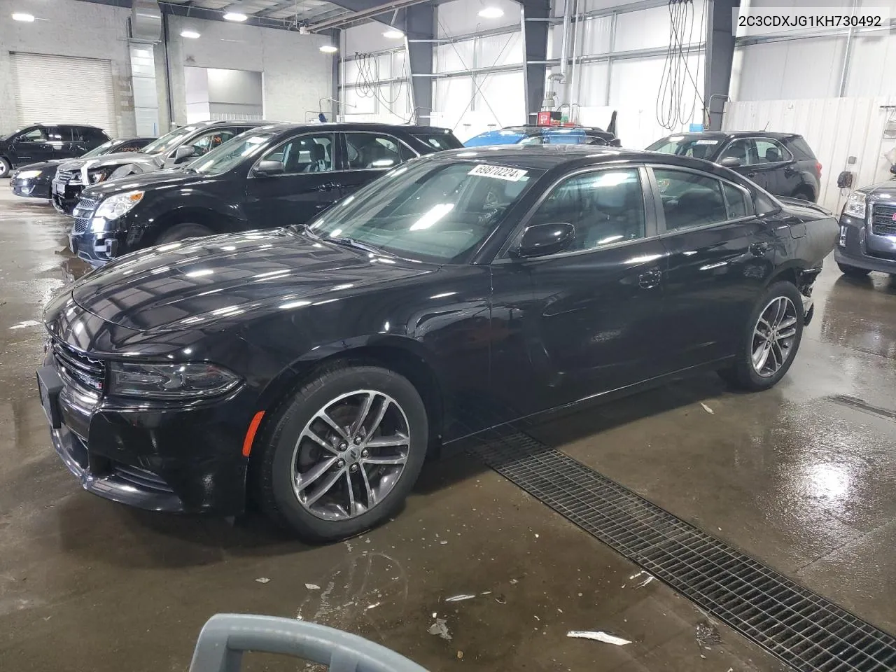 2C3CDXJG1KH730492 2019 Dodge Charger Sxt