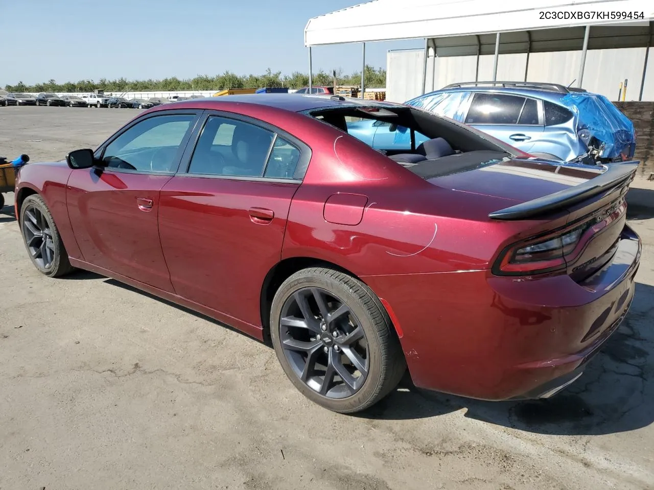 2C3CDXBG7KH599454 2019 Dodge Charger Sxt