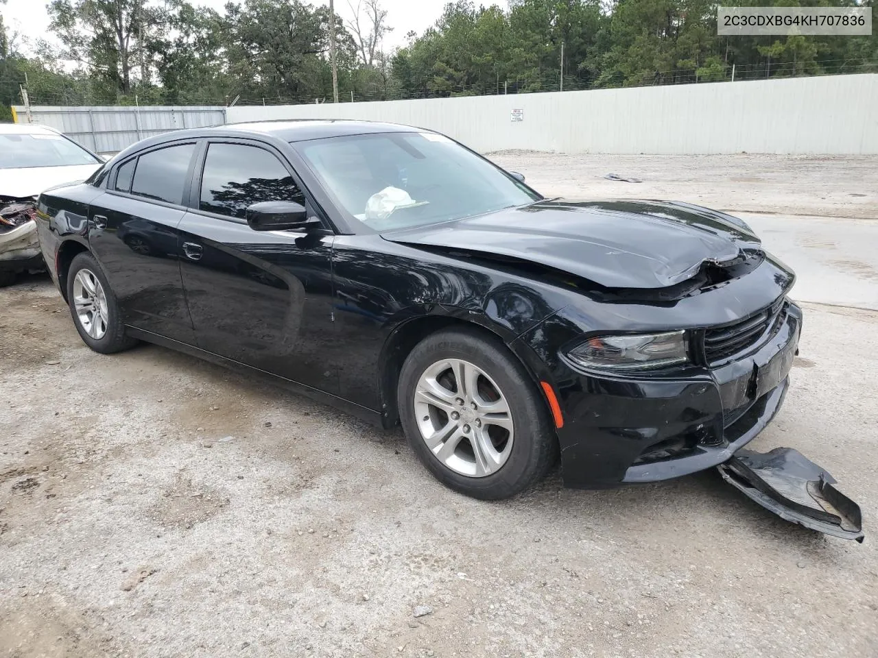 2C3CDXBG4KH707836 2019 Dodge Charger Sxt