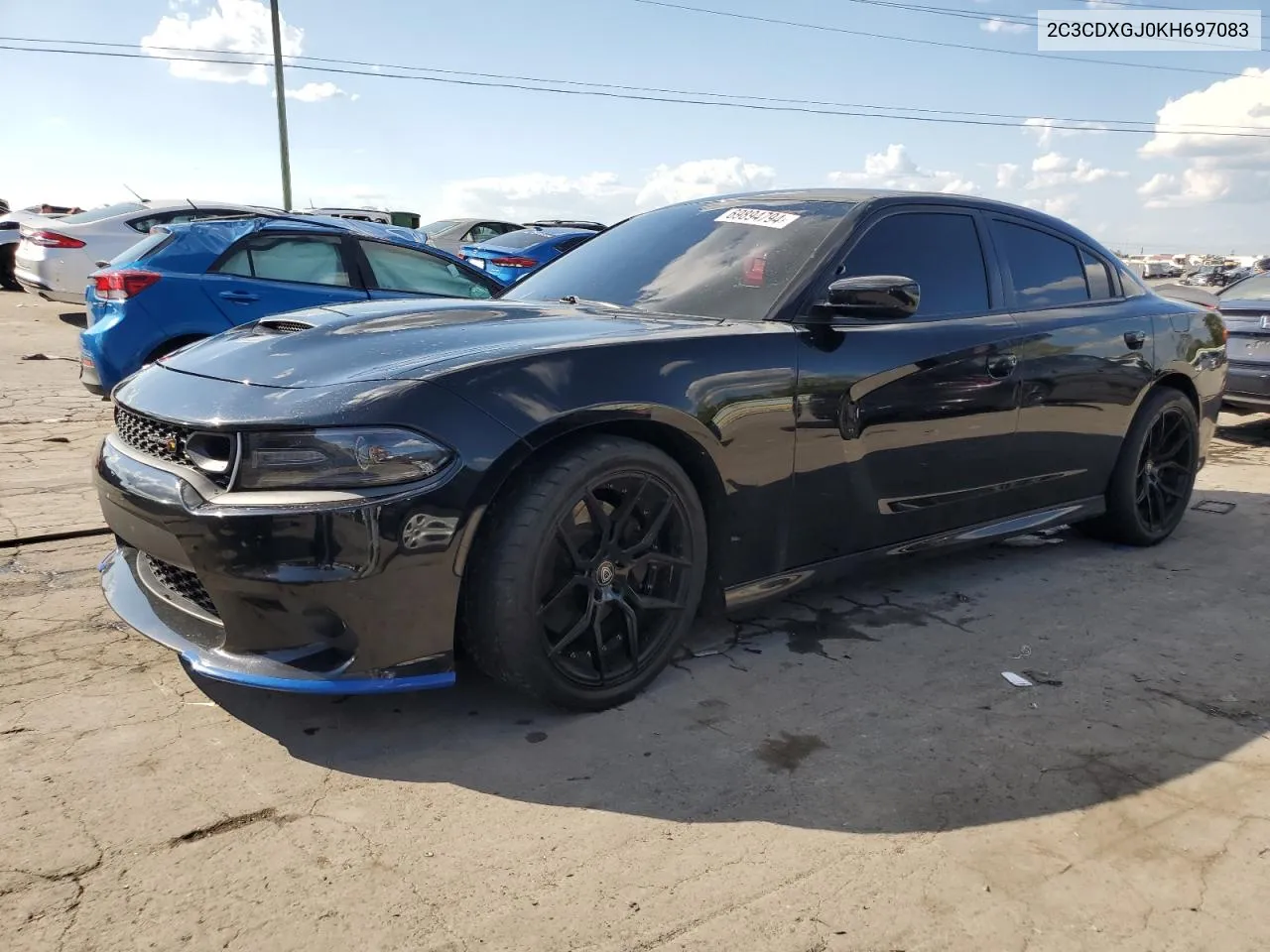 2019 Dodge Charger Scat Pack VIN: 2C3CDXGJ0KH697083 Lot: 69894794