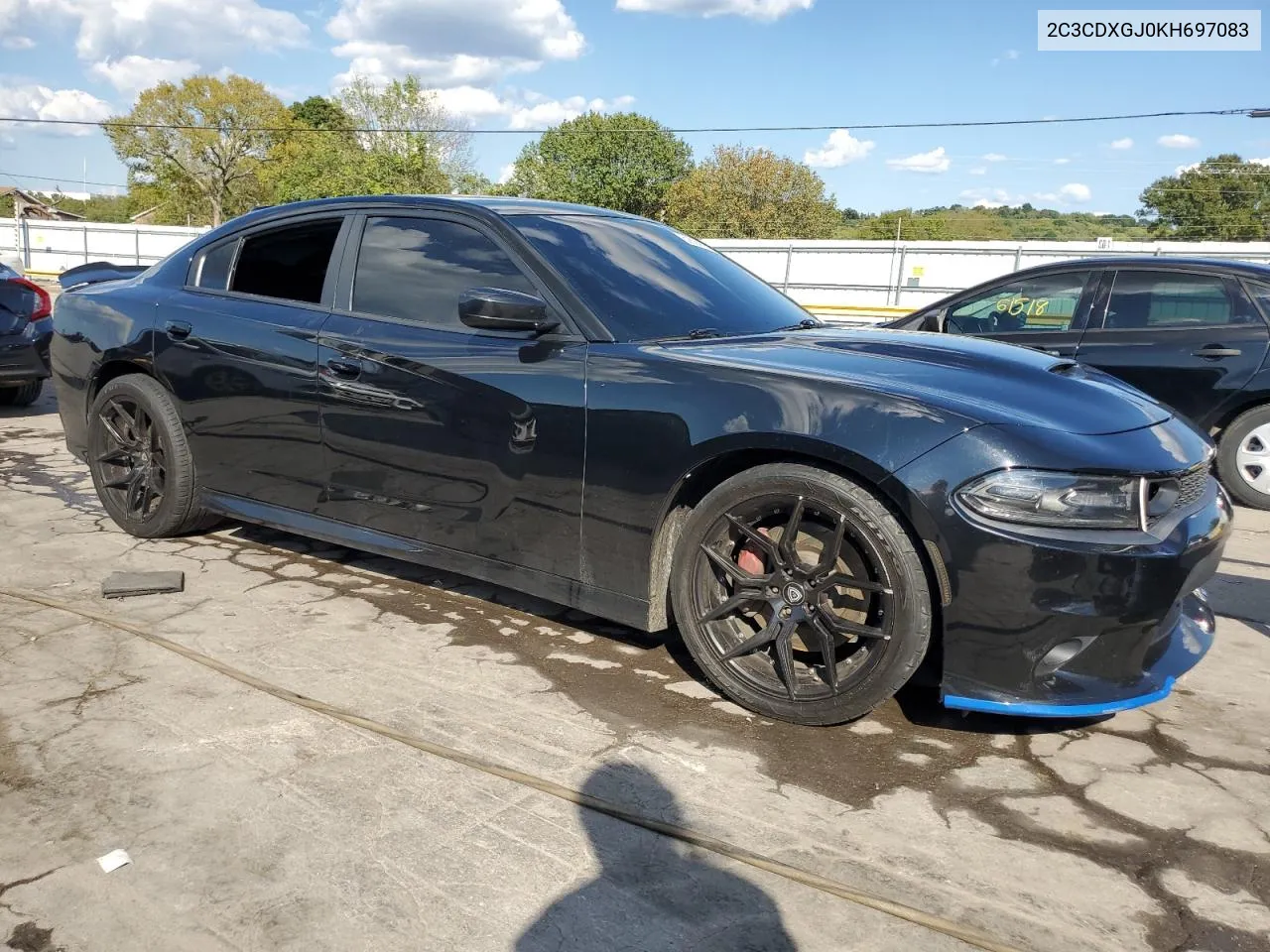 2019 Dodge Charger Scat Pack VIN: 2C3CDXGJ0KH697083 Lot: 69894794