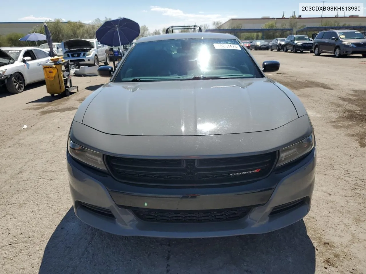 2019 Dodge Charger Sxt VIN: 2C3CDXBG8KH613930 Lot: 70303474