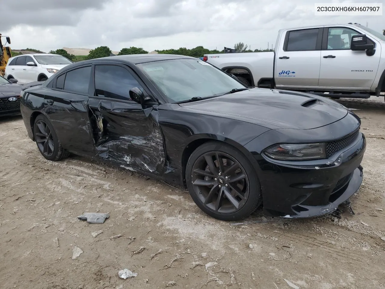 2019 Dodge Charger Gt VIN: 2C3CDXHG6KH607907 Lot: 70305014