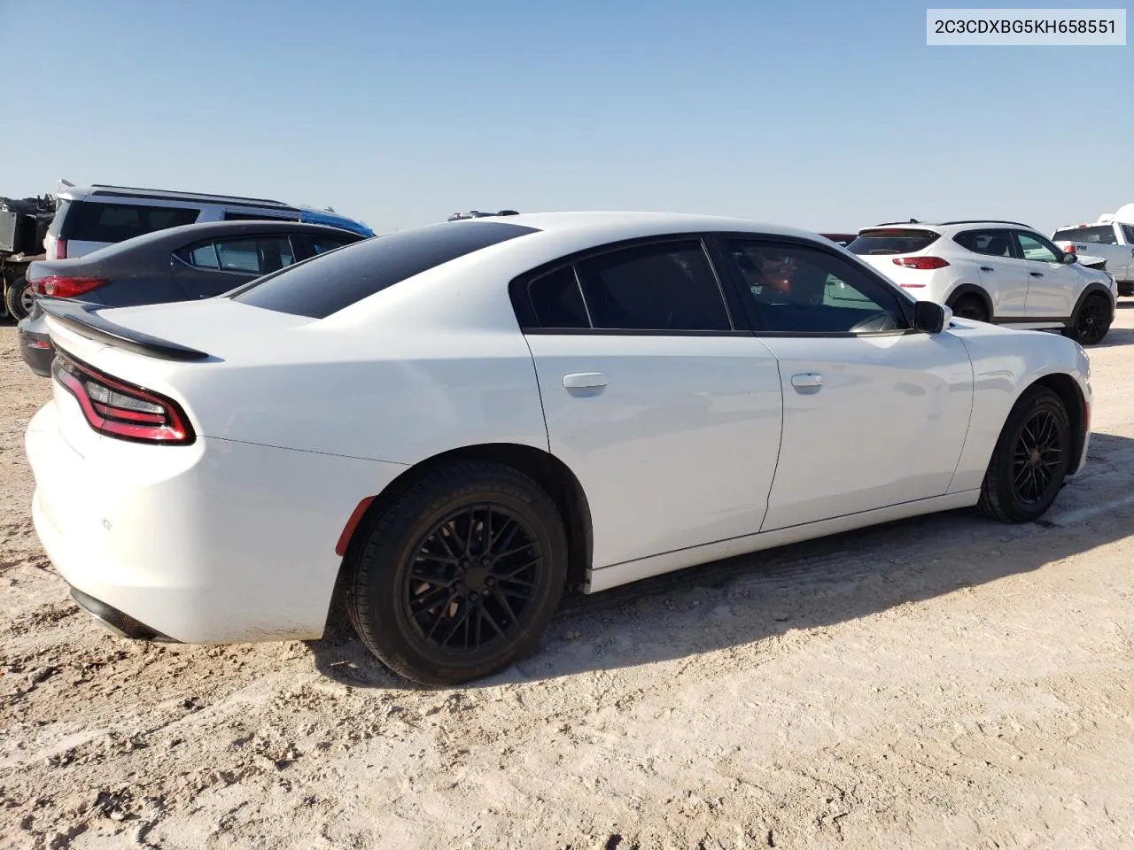 2019 Dodge Charger Sxt VIN: 2C3CDXBG5KH658551 Lot: 70378404