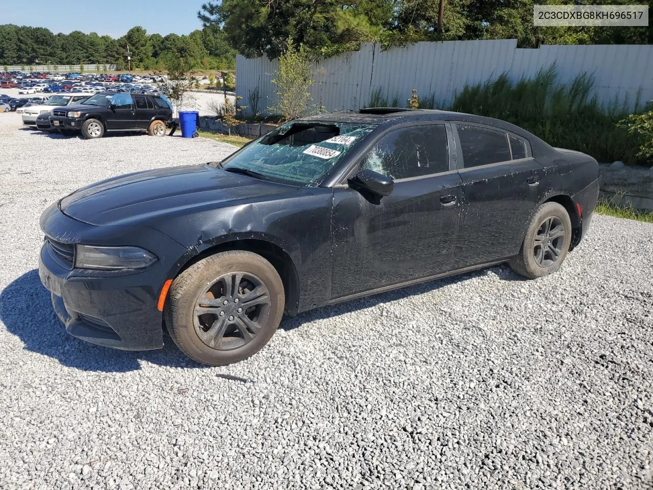 2019 Dodge Charger Sxt VIN: 2C3CDXBG8KH696517 Lot: 70380854