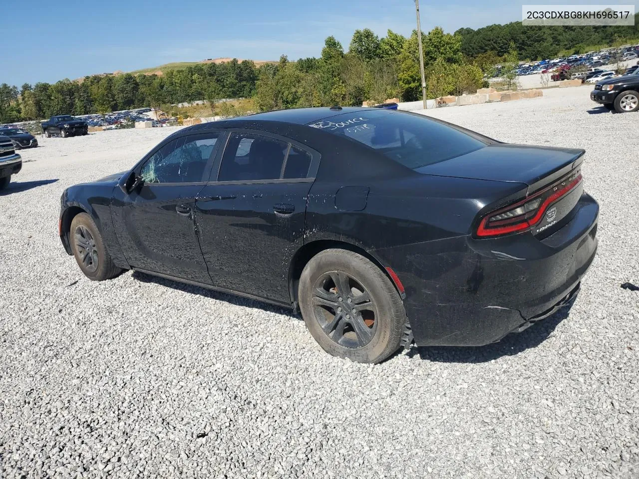 2019 Dodge Charger Sxt VIN: 2C3CDXBG8KH696517 Lot: 70380854