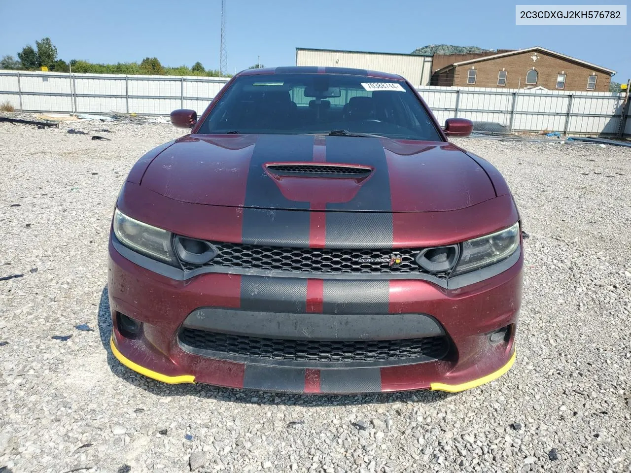 2019 Dodge Charger Scat Pack VIN: 2C3CDXGJ2KH576782 Lot: 70388744