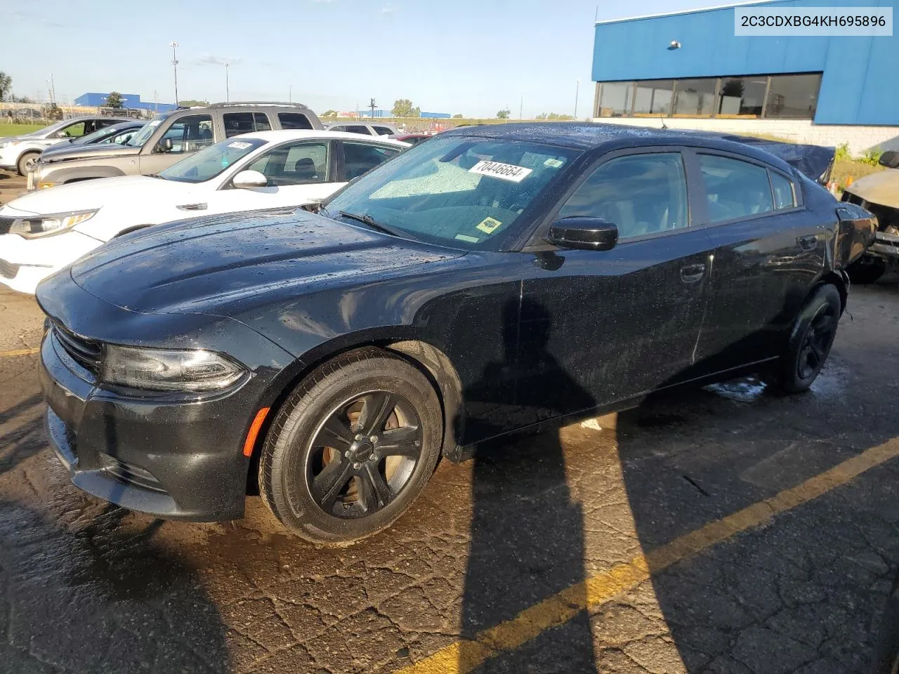 2019 Dodge Charger Sxt VIN: 2C3CDXBG4KH695896 Lot: 70446664