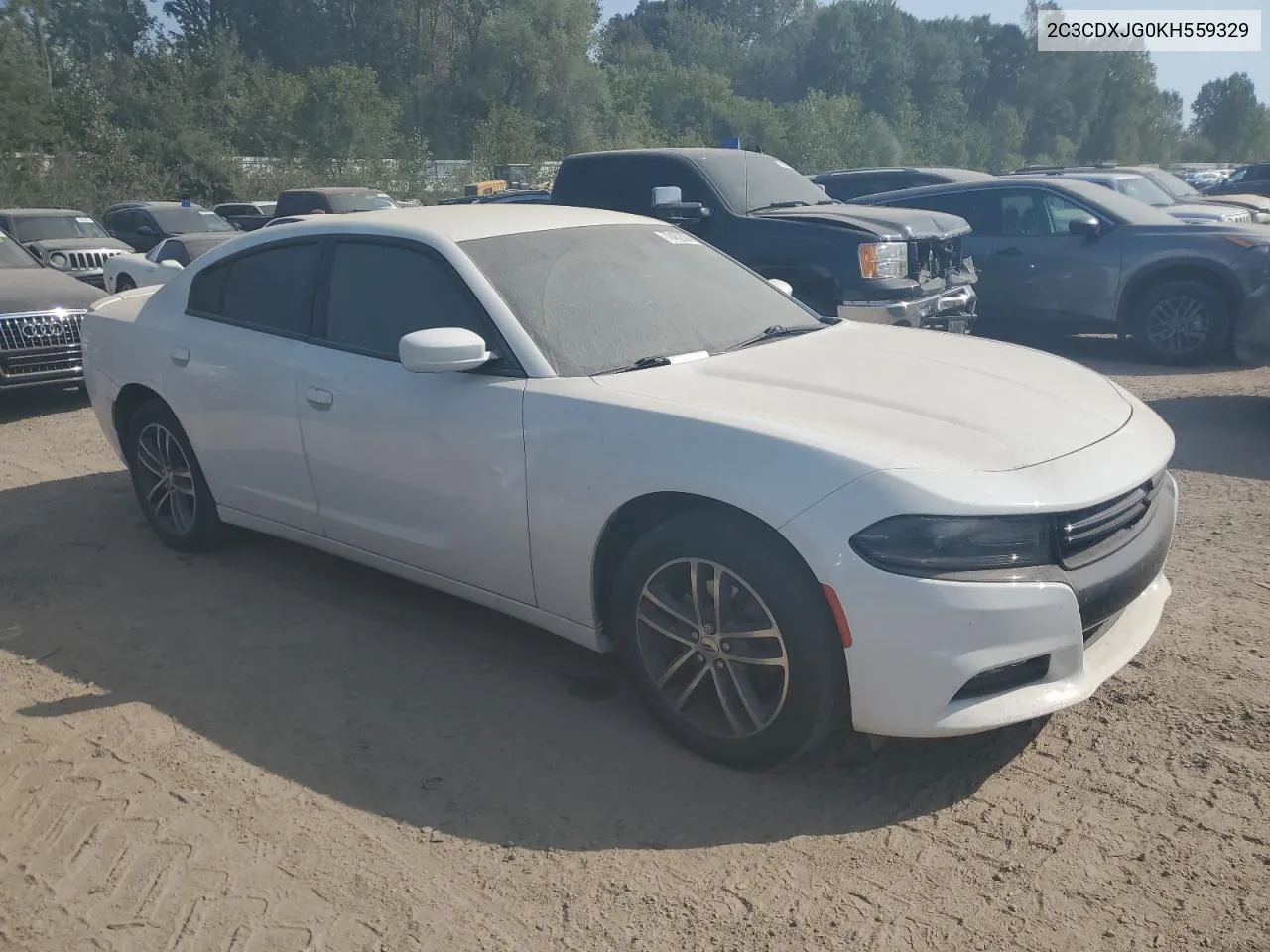 2C3CDXJG0KH559329 2019 Dodge Charger Sxt