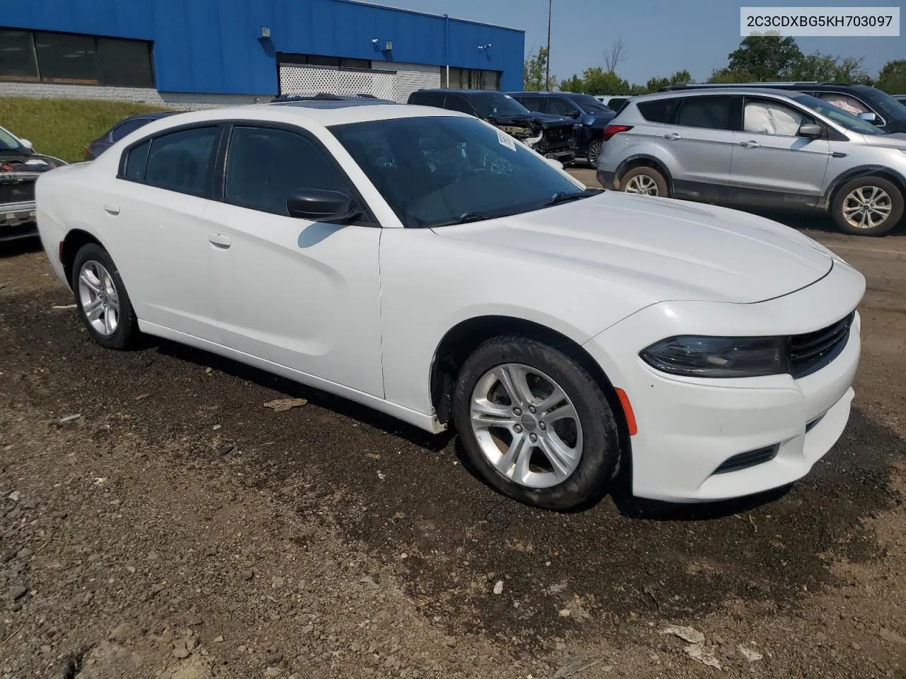 2019 Dodge Charger Sxt VIN: 2C3CDXBG5KH703097 Lot: 70586524